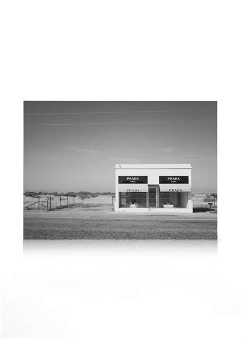 Prada Marfa B&W Leinwand 